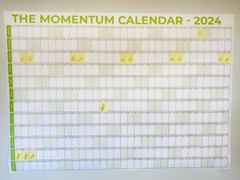 The Momentum Calendar 2024